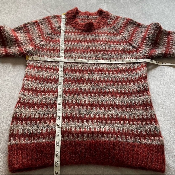 Isabel Marant rust grey mix super kid mohair blend sweater, see measurements - Picture 9 of 13
